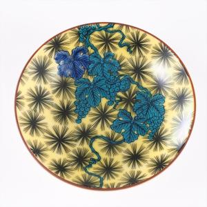 九谷焼 日本の伝統工芸品【九谷焼】4号皿（6P） 名品六選 N146-01