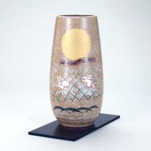 九谷焼 山田義明作 7号扁壺 椿に鵙(もず) : 九谷焼 STYLeNCE