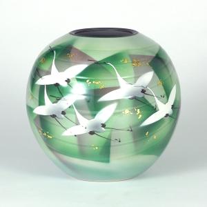 九谷焼 光崖窯 高明作 花入 陽光 九谷焼 高明作 9.5号花入 陽光 : 九谷焼 STYLeNCE スタイレンス - 通販