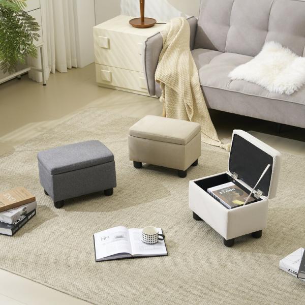 オットマン 収納スツール 幅40 スリム 玄関スツール コンパクト スツール 椅子 収納ボックス カ...