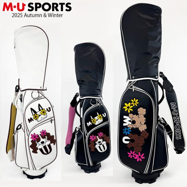2025年 秋冬新作 MU SPORTS MUスポーツ ゴルフバッグ レディース レギュラーソール ...