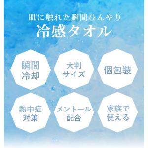 タオル 冷感タオル 冷タオル 冷却 ひんやりタ...の詳細画像2