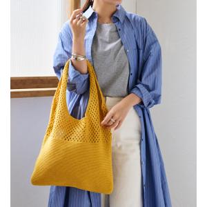 トートバッグ レディース ニットバッグ トート...の詳細画像1