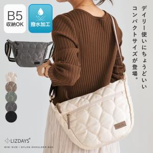 ショルダーバッグ レディース 斜めがけ 大人 軽量 ナイロン 撥水 シンプル B5 旅行 トラベル 上品 かわいい   LIZDAYS｜スタイルオンバッグ
