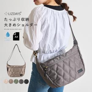 ショルダーバッグ レディース 斜めがけ 大人 軽量 ナイロン 撥水 シンプル B5 旅行 トラベル 上品 かわいい おしゃれ  LIZDAYS