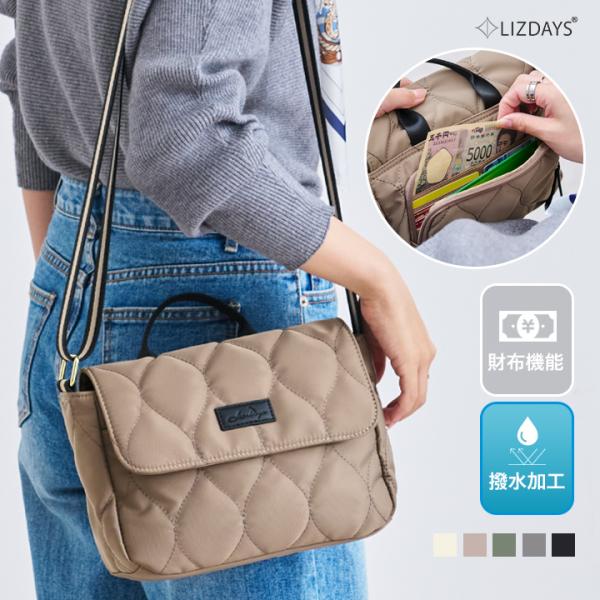 LIZDAYS ショルダーバッグ レディース 軽い バッグ お財布ショルダー お財布ポシェット 撥水...