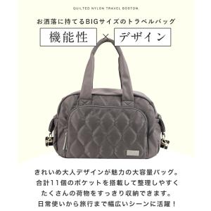 ボストンバッグ 大容量 トラベルバッグ レディ...の詳細画像3