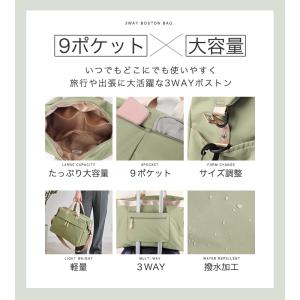ボストンバッグ レディース 旅行 軽量 大容量...の詳細画像3