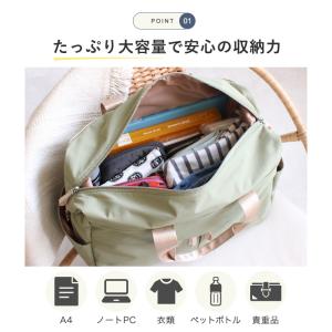 ボストンバッグ レディース 旅行 軽量 大容量...の詳細画像4