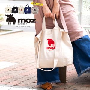 moz モズ MOZ トートバッグ レディース  大容量 ユニセックス 男女兼用 サブバッグ キャンバス ショルダー 軽量 送料無料