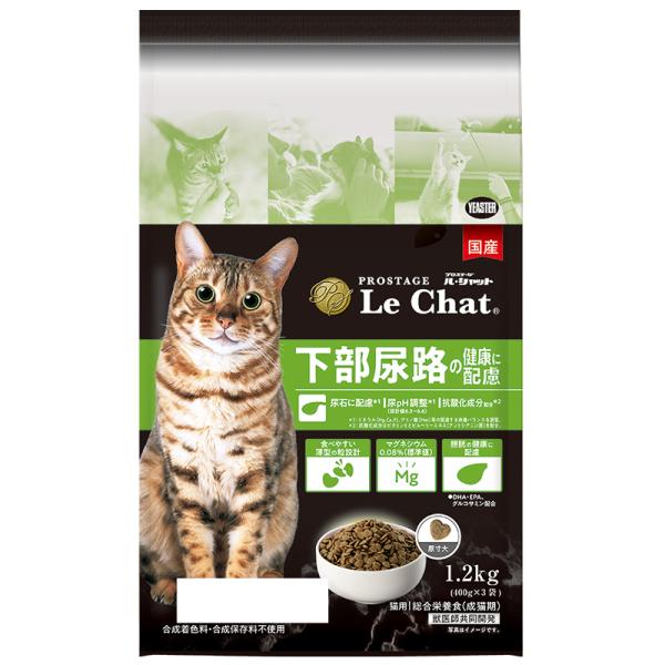 イースター　猫ドライ　プロステージ　ル・シャット　下部尿路の健康に配慮　1.2kg（400g×3）　...