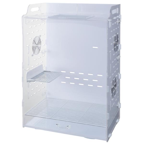 GEX　アクリルルーム　III　500High　フクロモモンガ/デグー用飼育ケージ　ステージ付き　ワ...