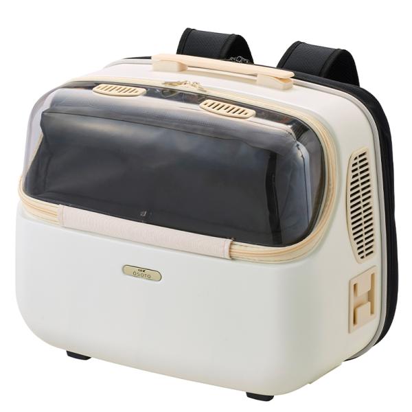 GEX　OSOTO　シェルフィー　Wide　ミルク　4WAY　5kg以下　犬猫兼用　犬用　猫用　軽量...