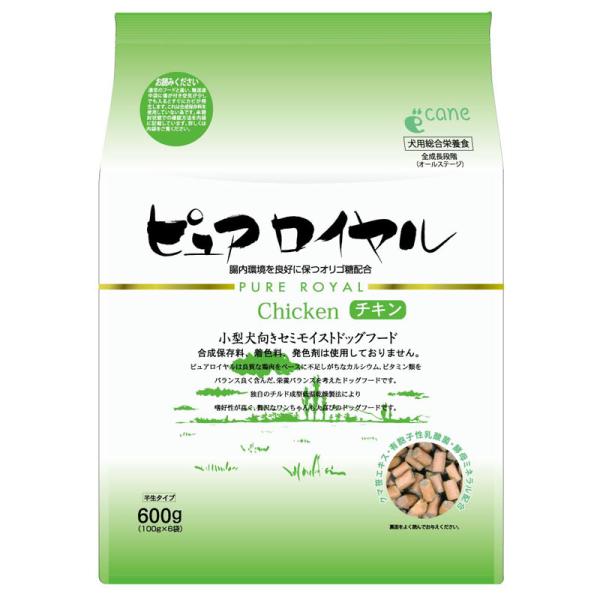 国産/半生/セミモイスト　ピュアロイヤル　チキン　600g （100g × 6袋）　オールステージ　...