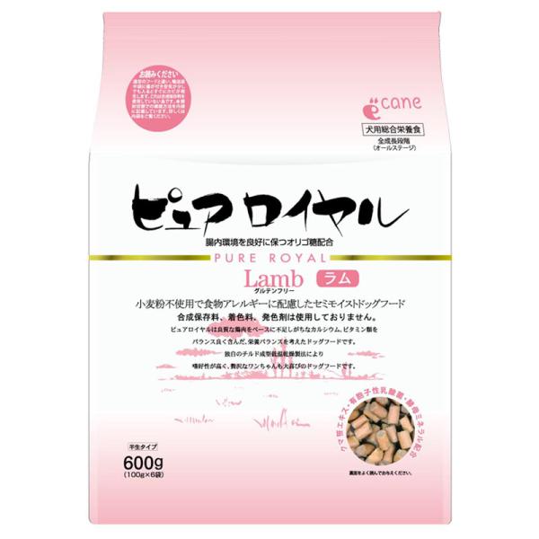 国産/半生/セミモイスト　ピュアロイヤル　ラム　600g （100g × 6袋）　グルテンフリー　低...
