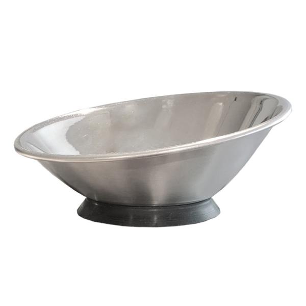 デュラペット　スラントボウル　S　250ml　ふんばるステンレス食器　動かない　滑らない　食べやすい...