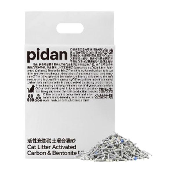 pidan　猫砂　活性炭おからベントナイト　2.4kg　猫用　砂　ネコ砂　トイレ砂　オカラ　ベントナ...