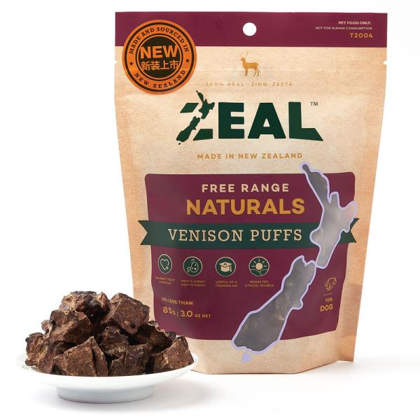 正規品　ZEAL エアドライ ナチュラルペットトリーツ フリーレンジ 鹿の肺 85g　無添加 グレイ...