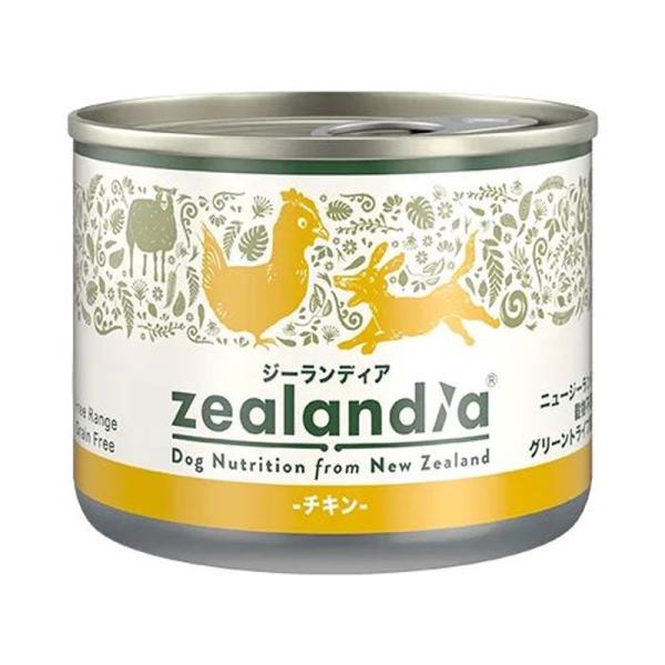 ジーランディア　犬缶詰　チキン　170g　成犬/高齢犬　グレインフリー　ウェットフード　ニュージーラ...