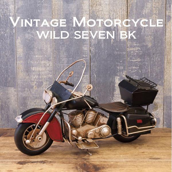 ビンテージ　置物　ミニチュア　おもちゃ　インテリア雑貨　モーターサイクル   WILD SEVEN ...
