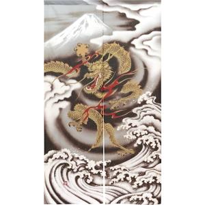 のれん 暖簾 目隠し 間仕切り 鳥獣戯画 和風 鳥獣三昧 場面集 85×150cm