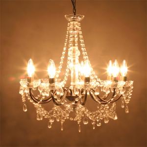 シャンデリア　照明　LED電球対応　アンティーク調　豪華