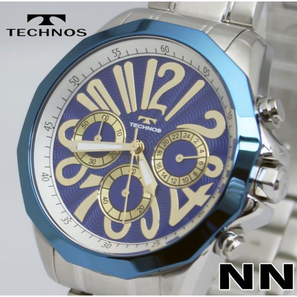 送料無料　TECHNOS　テクノス　クロノグラフ　4色展開　腕時計　メンズウォッチ　メンズ腕時計　T...