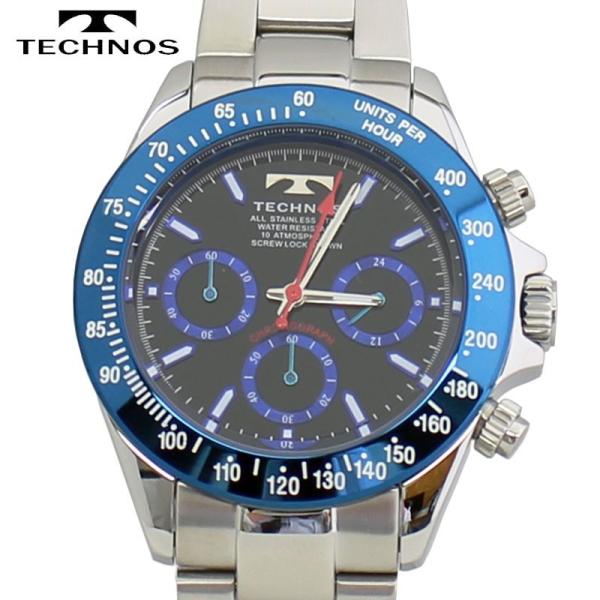 送料無料　TECHNOS　テクノス　クロノグラフ　腕時計　メンズウォッチ　メンズ腕時計　TSM401...