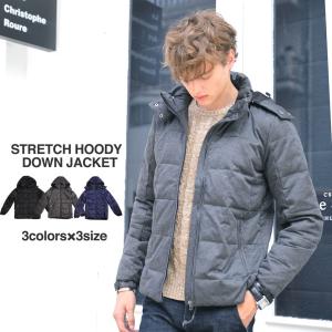ダウンジャケット パーカー ボリュームネック ストレッチ ダウンミックス スポーツ アスレジャー ダウン ジャケット 冬服 冬 メンズ コート ショート丈 E9 Style Up Store 通販 Yahoo ショッピング