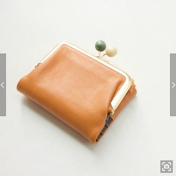 予約受付 ズッケロ zucchero 11112 木玉のがま口シリーズ 本革 財布 レディス がま口...