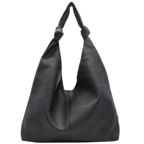 GUSCIO グッシオベーシック 12‐1151 ノットハンドルトートバッグ ポーチ付き 一枚革風