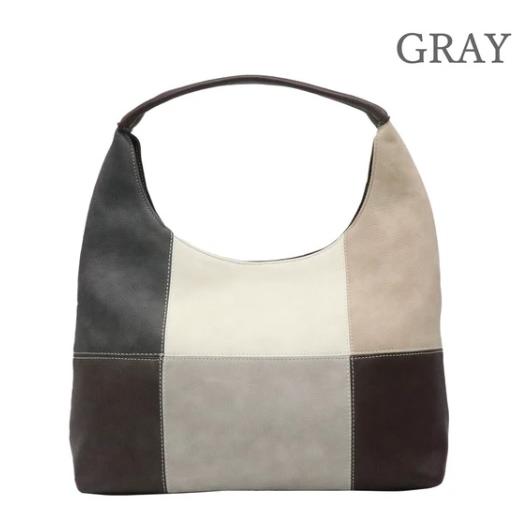 GUSCIO グッシオベーシック 12-1243 ワンショルダーパッチワークトートバッグ 軽量