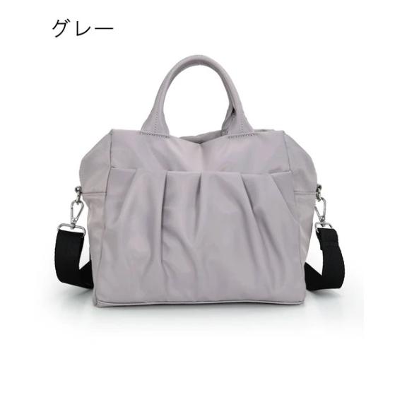 T・S・L 1251-425-1 ギャザーポケット2WAYボストンバッグ レディース