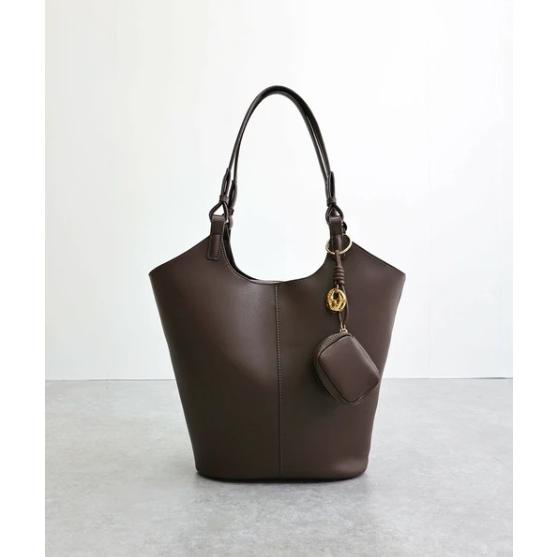 MIAN ミアン 2251-140-1 チャーム付き バケットトートバッグ レディース