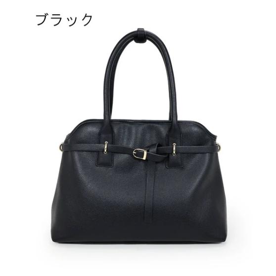 2026SS MIAN ミアン 2261-155-1 ベルトデザイン横型A4トートバッグレディース