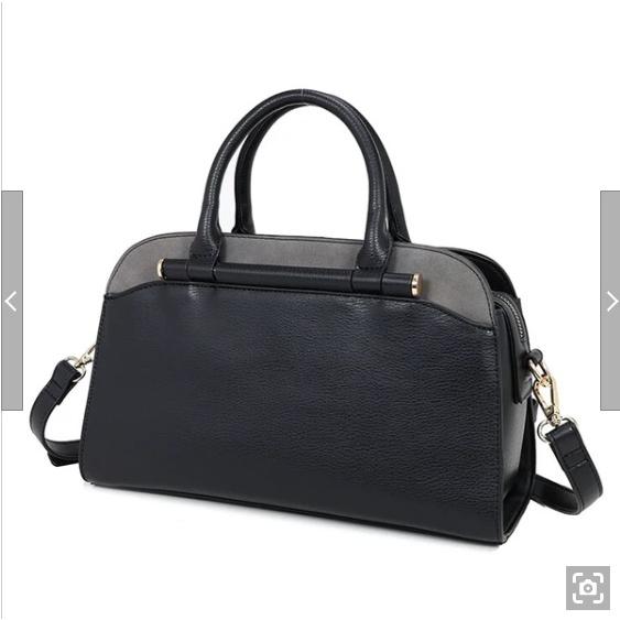 予約受付 MIAN ミアン 2261-258-1 配色2wayボストンバッグ レディス