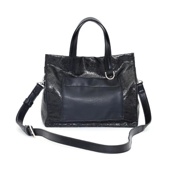 Nananoel ナナノエル 25133-11003 lia メタリックポケットスクエアトートバッグ