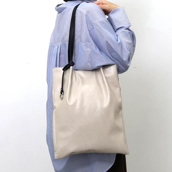 COOCO クーコ 26531-11001 つまみハンドルフラット トートバッグ A4対応