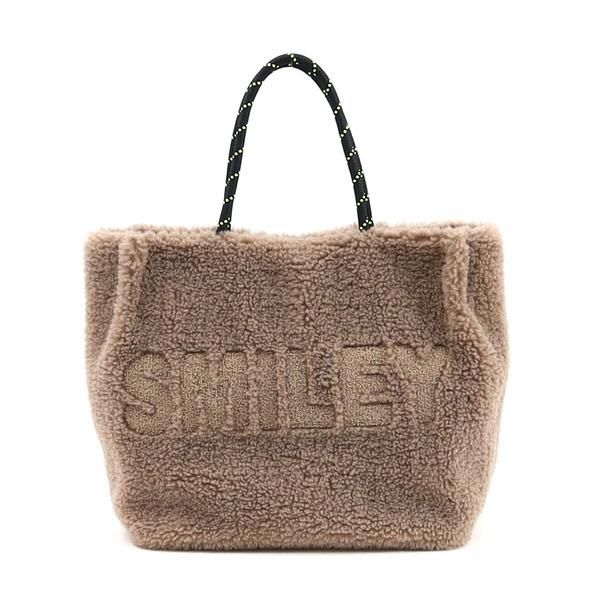 COOCO クーコ 26531-11709 SMILEY パラコードハンドルxボアトートバッグ/A4...