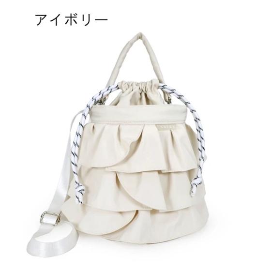 2026SS COLDE コルデ 3261-300-1 2wayフリル巾着バッグレディース