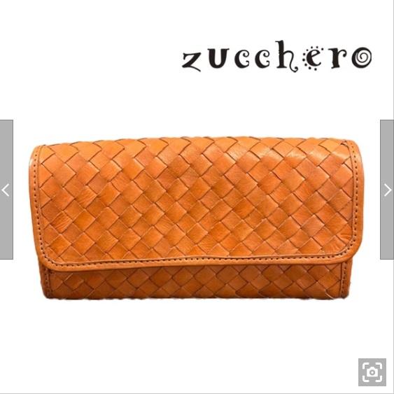 zucchero ズッケロ 40134 長財布 本革 財布 ギャルソン型 細メッシュ 小銭入れが大き...