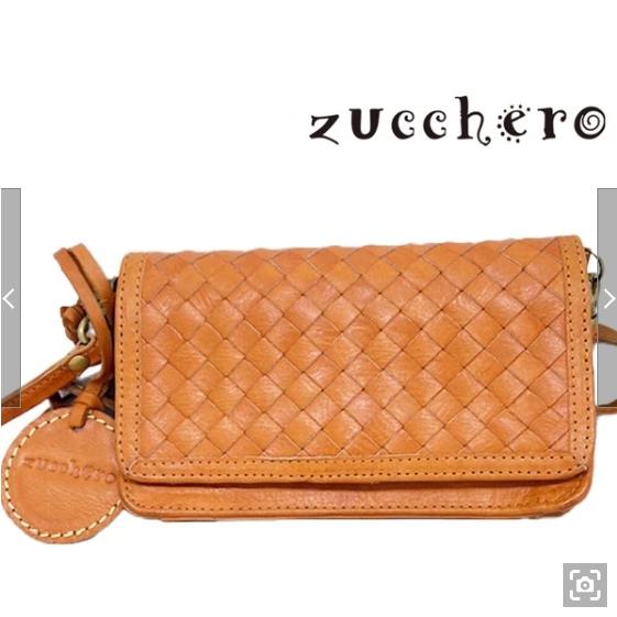 ズッケロ zucchero 40167 バッグ 本革 お財布ショルダー レディス 細メッシュ 斜め掛...