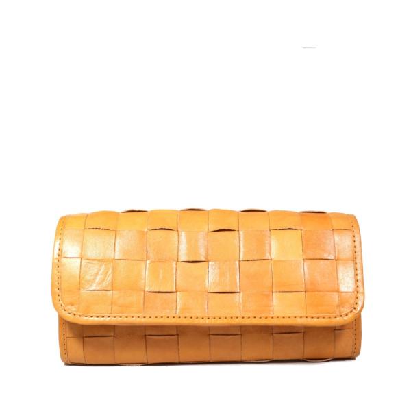 zucchero ズッケロ フェス 48082 カウレザーメッシュ長財布