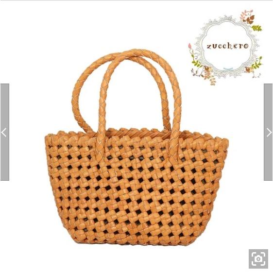 zucchero ズッケロ 49586 バッグ レディス 本革 石畳編み