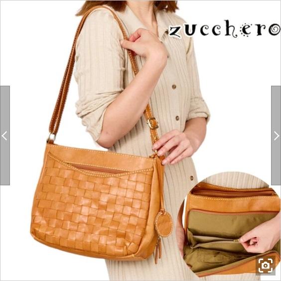 zucchero ズッケロ 49868 お財布 ショルダー 本革 ショルダーバッグ レディス お財布...