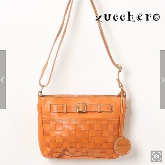 zucchero ズッケロ 49985 ショルダーバッグ 横型 レディス 本革 革 レザー 斜めがけ...