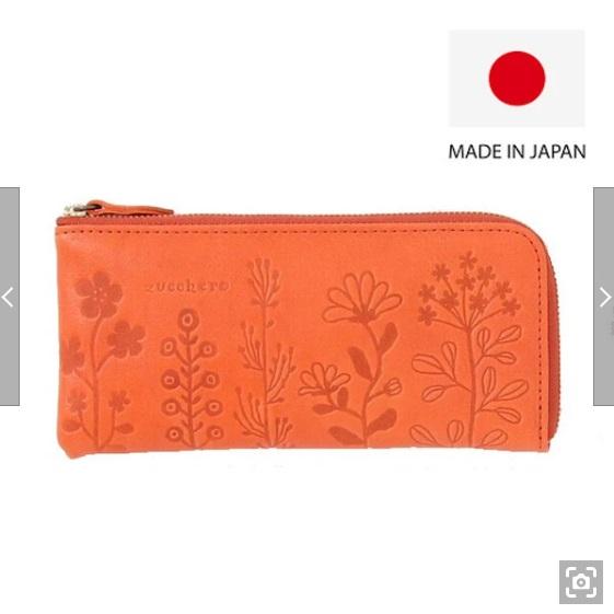 ズッケロ zucchero 55433 本革 財布 レディス L字ファスナー スリム 薄マチ