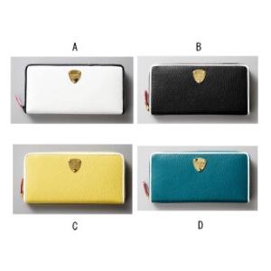 ゴールドファイル LINES ラウンドファスナー長財布f GP57113