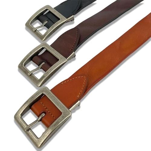 定番商品 L0933P 35mm ダメージ加工レザーベルト