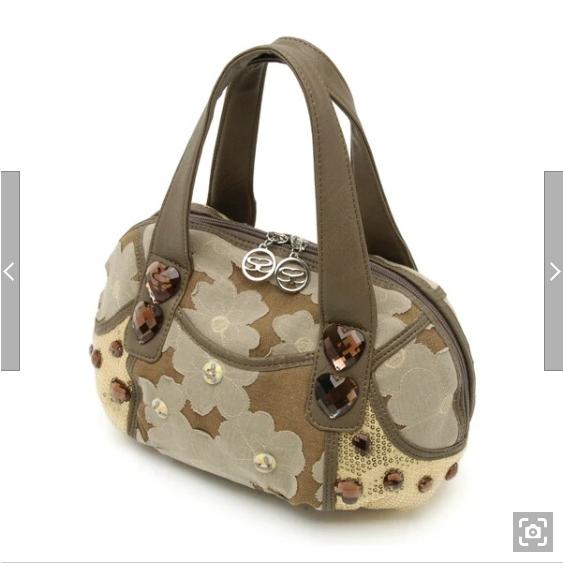 SAVOY サボイ SM154117603 デニム地に花柄を合わせたバッグ